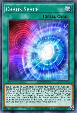 Chaos Space - RA01-EN065 - Secret Rare - 1st Edition